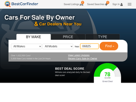 'bestcarfinder.com' screenshot