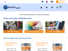 'bestel-verf.nl' screenshot