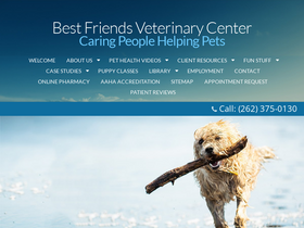 'bestfriendsvet.com' screenshot