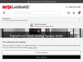 'bestlaminate.com' screenshot