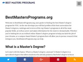 'bestmastersprograms.org' screenshot