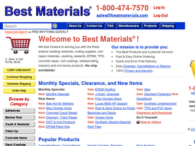 'bestmaterials.com' screenshot