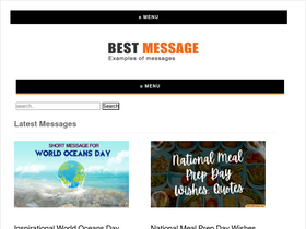 'bestmessage.org' screenshot