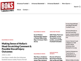 'bestofarkansassports.com' screenshot