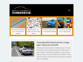 'bestsellingcarsblog.com' screenshot
