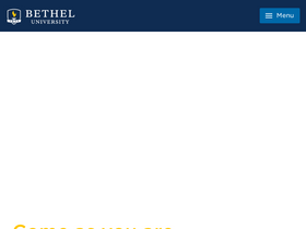 'bethel.edu' screenshot