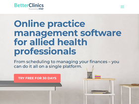 'betterclinicsapp.com' screenshot