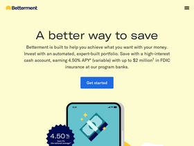 'betterment.com' screenshot