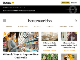 'betternutrition.com' screenshot