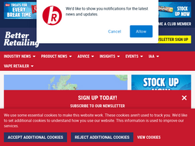 'betterretailing.com' screenshot