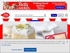 'bettycrocker.com' screenshot