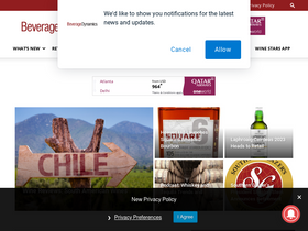 'beveragedynamics.com' screenshot