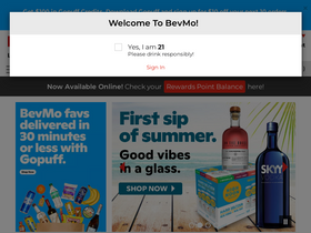 'bevmo.com' screenshot