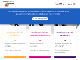 'bevolkingsonderzoeknederland.nl' screenshot