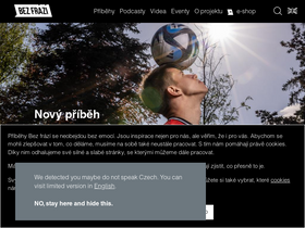 'bezfrazi.cz' screenshot