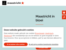 'bezoekmaastricht.nl' screenshot