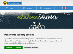 'bezpecnecesty.cz' screenshot