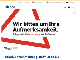 'bgw-online.de' screenshot