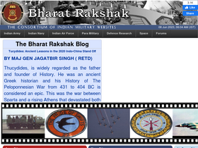'bharat-rakshak.com' screenshot