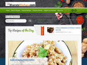 'bharatzkitchen.com' screenshot