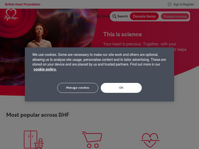 'bhf.org.uk' screenshot