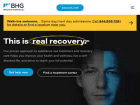 'bhgrecovery.com' screenshot