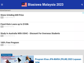 'biasiswamalaysia.com' screenshot