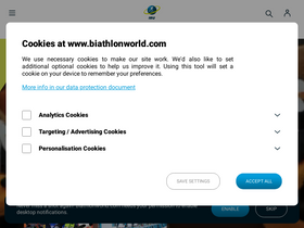 'biathlonworld.com' screenshot