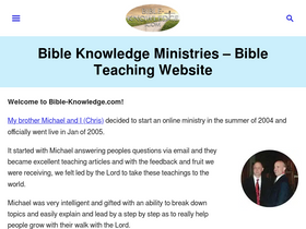 'bible-knowledge.com' screenshot