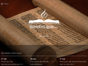 'bibleenligne.com' screenshot
