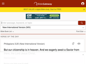 'biblegateway.com' screenshot