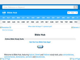 'biblehub.com' screenshot