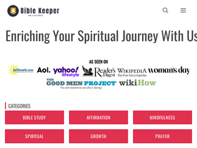 'biblekeeper.com' screenshot