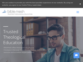 'biblemesh.com' screenshot