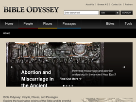 'bibleodyssey.org' screenshot