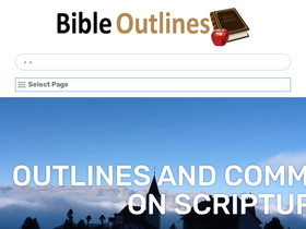 'bibleoutlines.com' screenshot
