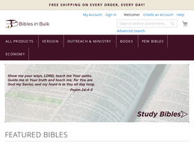 'biblesinbulk.com' screenshot