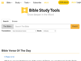 'biblestudytools.com' screenshot