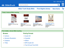 'bibletruthpublishers.com' screenshot