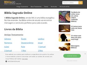 'bibliaon.com' screenshot