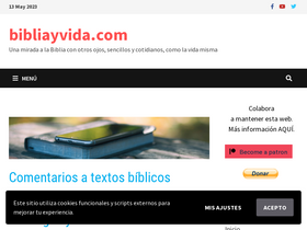 'bibliayvida.com' screenshot