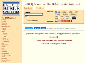 'biblija.net' screenshot