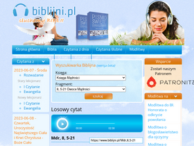 'biblijni.pl' screenshot