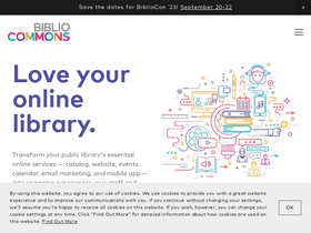 'bibliocommons.com' screenshot