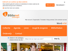 'biblionetgroningen.nl' screenshot
