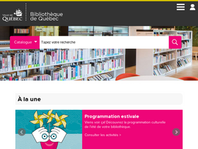 'bibliothequedequebec.qc.ca' screenshot