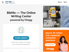 'bibme.org' screenshot