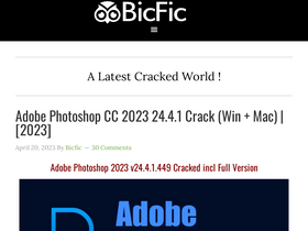 'bicfic.com' screenshot