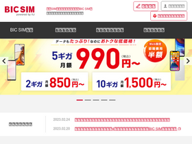 'bicsim.com' screenshot