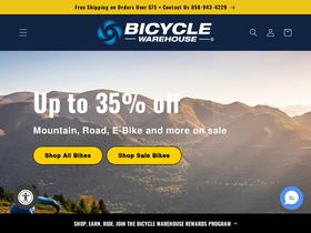 'bicyclewarehouse.com' screenshot